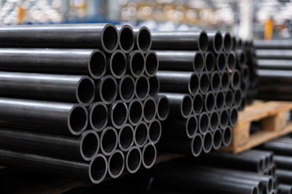 what is black steel pipe